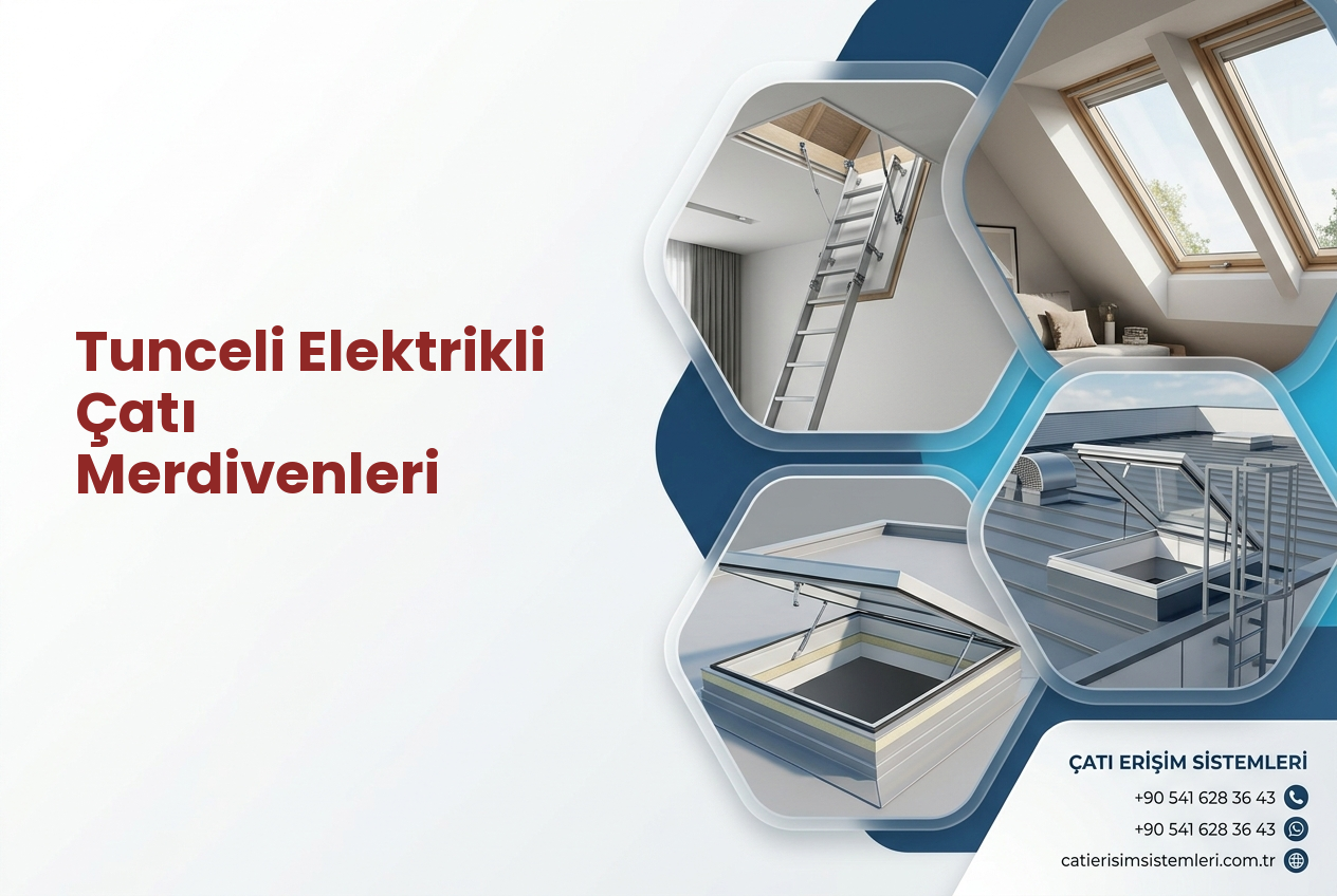Tunceli Elektrikli Çatı Merdivenleri
