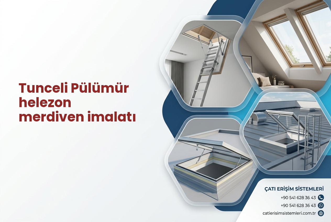 Tunceli Pülümür helezon merdiven imalatı