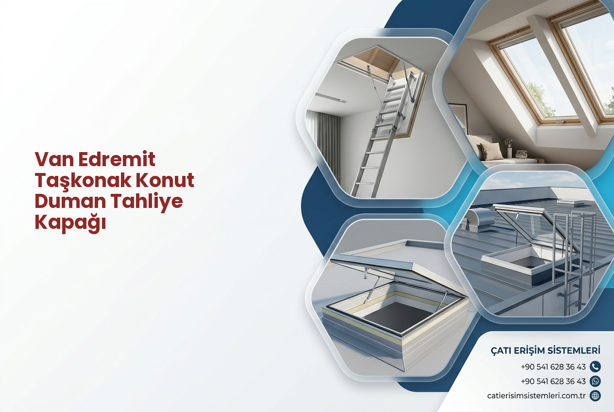 Van Edremit Taşkonak Konut Duman Tahliye Kapağı