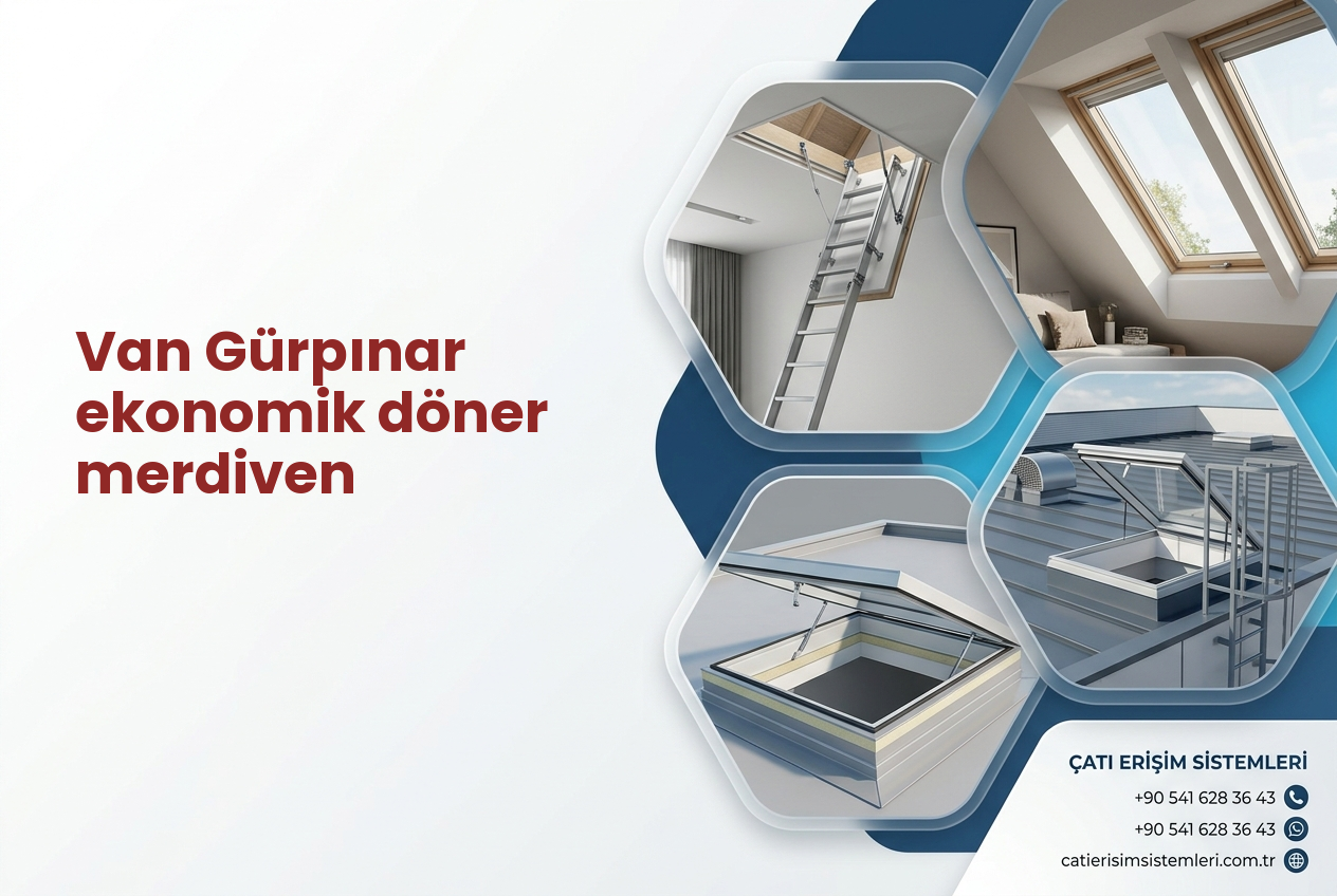 Van Gürpınar ekonomik döner merdiven