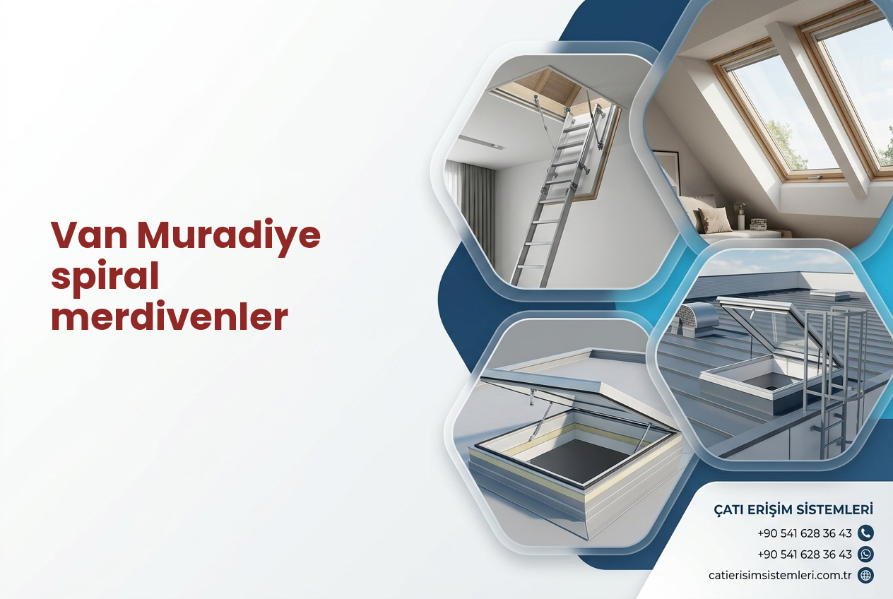 Van Muradiye spiral merdivenler