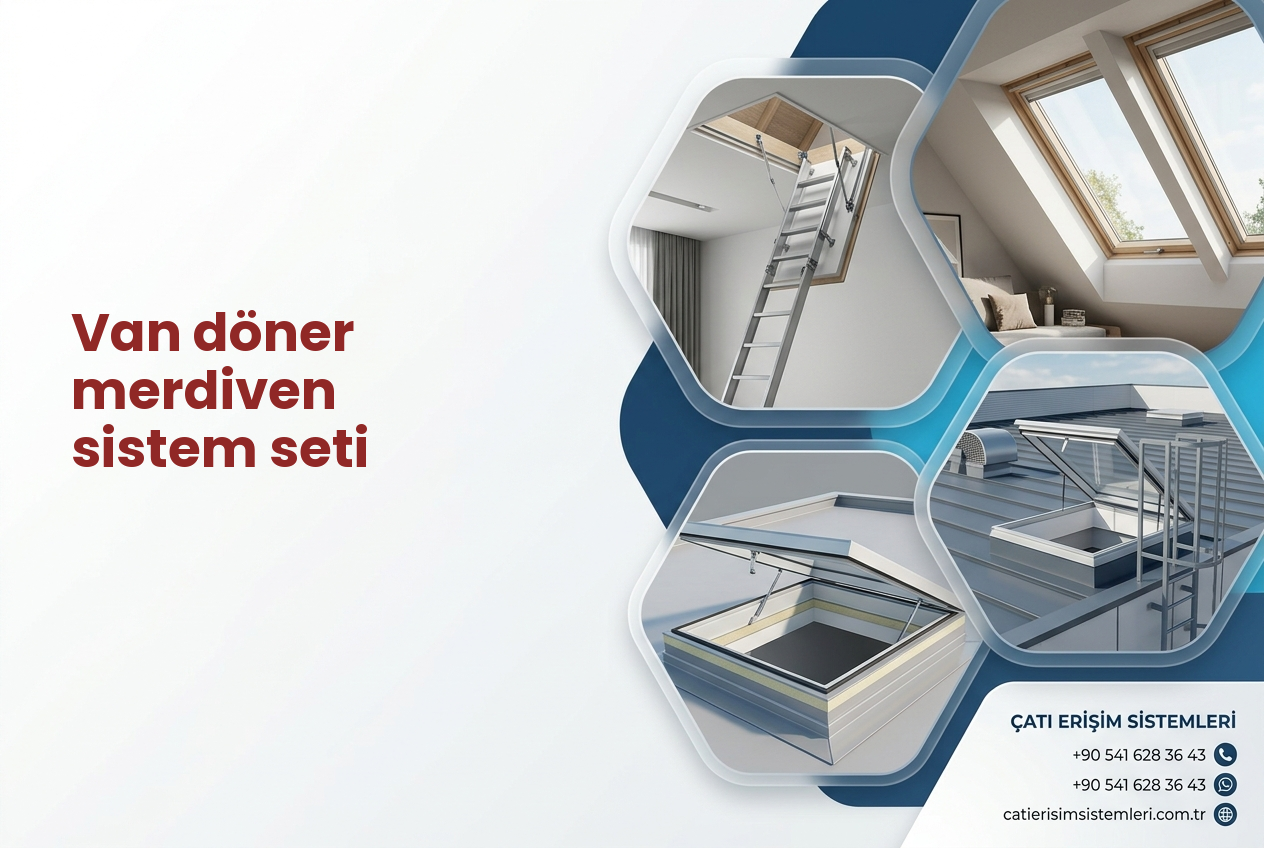 Van döner merdiven sistem seti