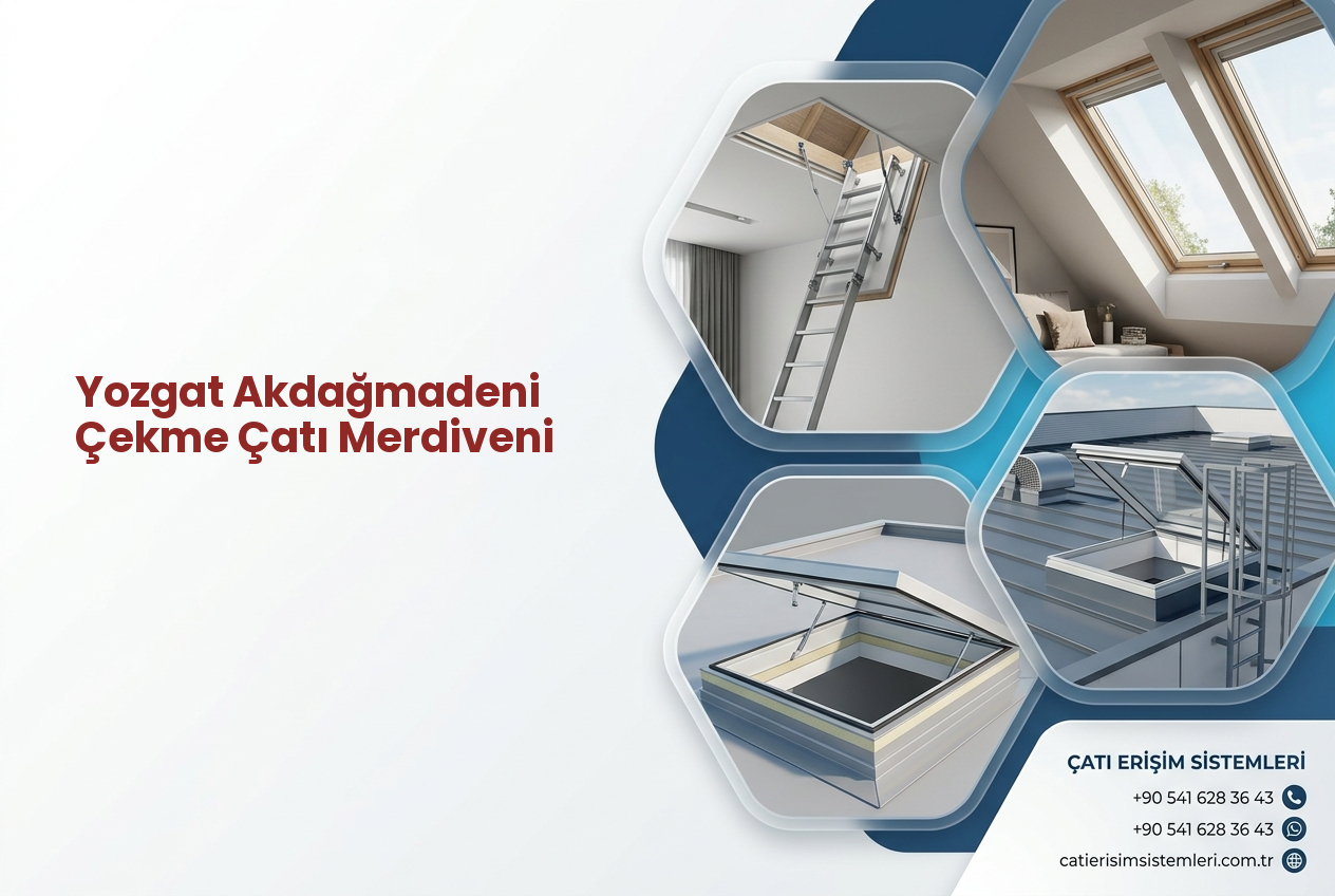 Yozgat Akdağmadeni Çekme Çatı Merdiveni