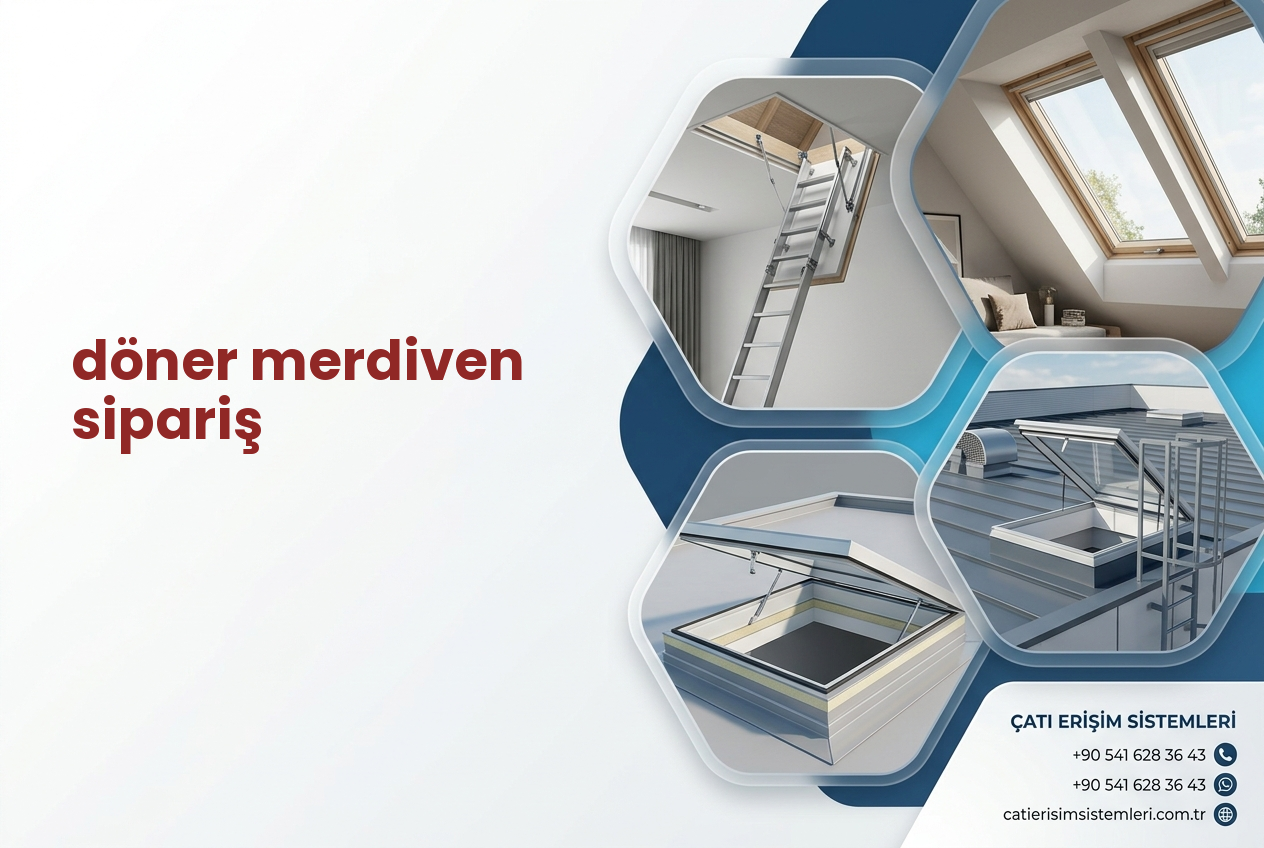 döner merdiven sipariş