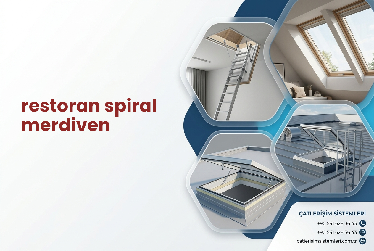 restoran spiral merdiven